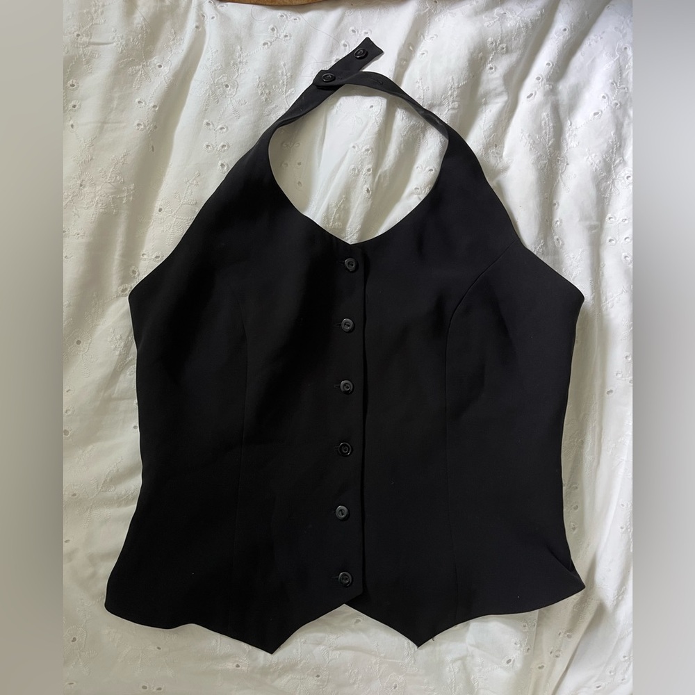 Vintage halter top vest